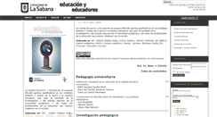 Desktop Screenshot of educacionyeducadores.unisabana.edu.co