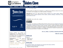 Tablet Screenshot of palabraclave.unisabana.edu.co