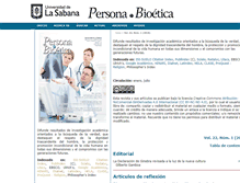 Tablet Screenshot of personaybioetica.unisabana.edu.co